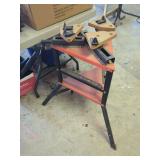 Triangular Metal Framing Work Stand with Adjustable Clamping Platforms