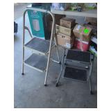 Two Step Stools Including Cosco and Polder Brands