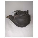 Cast Iron Tea Kettle with Wire Bail Handle