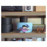 Assorted Decorative Storage Boxes and Wooden Craft Items