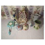 Assorted German Porcelain and Ceramic Decorative Objects Collection
