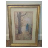Paul Sawyier Framed Print Autumn On Wapping Street