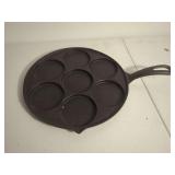 Cast Iron Aebleskiver Pan Marked Made In USA