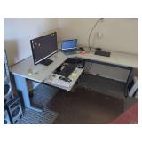 MM Industries Inc. Modular L-Shaped Office Desk