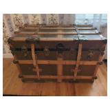 Springmeier and Co. Steamer Trunk with Monogram