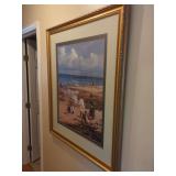 Framed Coastal Children Art Print