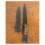 German World War II K98 Bayonet with Scabbard and Matching Stamps
