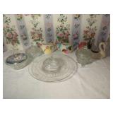 Assorted Glassware and Ceramic Decor Collection