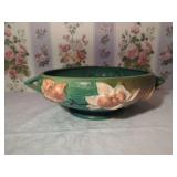 Roseville USA Magnolia Green Ceramic Bowl