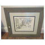 Elyse Bahamas West Hill Street Framed Print
