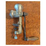Keystone Number 10 Cast Iron Hand Crank Food Grinder