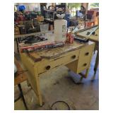 Metal Desk with Granite Top