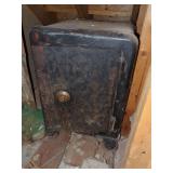 Heavy Iron Safe with Combination Dial and Cast Casters