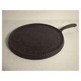 Cast Iron Skillet with Hammered Rim and Number 66 Mark