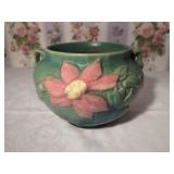 Roseville USA 667-5 Clematis Art Pottery Jardiniere Planter