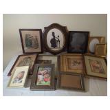 Assorted Framed Pictures, Prints, and Empty Frames Lot