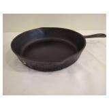 Cast Iron Skillet with Dual Pour Spouts and Handle