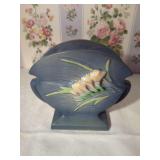 Roseville USA Blue Pottery Planter Vase 179-6