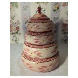 Temp-tations Old World Pink Stackable Baker Set with Lid