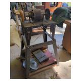 Craftsman Electric Motor on Stand with Accessories