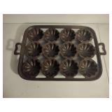 Cast Iron 12-Cup Gem Pan Mold