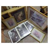 Assorted Framed Prints and Photographs Collection