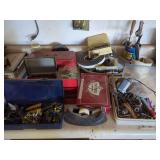 Assorted Workshop Hardware, Tools, and Parts Lot