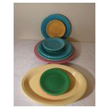 Homer Laughlin Fiesta Dinnerware Assorted Multi-Color Set