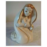 Hull Pottery USA 65 Kneeling Madonnna Planter