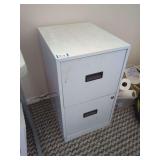 Metal Two-Drawer Filing Cabinet