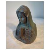 Ceramic Praying Madonna Wall Pocket Planter