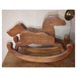 Handcrafted Wooden Rocking Horse