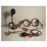 Assorted Brass and Copper Horns and Bugles Collection