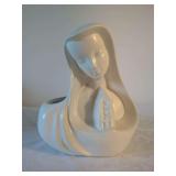 Ceramic Madonna Planter Vase 417 USA