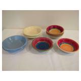 Assorted Ceramic Bowls Grouping with Maker Marks