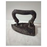 Cast Iron Sadiron with Serpent Handle