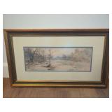 Paul Sawyier Print Autumn on Elkhorn