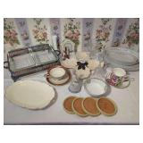 Assorted Decorative Tableware and Ceramics Collection