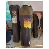 Camping Equipment Assortment Including Cabela's Chair and Browning Kodiak Chair