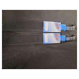 Two 18-Inch Soft Grip Machetes with Nylon Sheaths