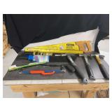 Assorted Hand Tools and Saws Lot