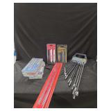Assorted Hardware, Wrenches, and Tools Lot