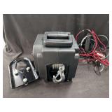 Electric Winch with Mounting Plate and Wiring Harness