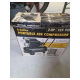 Central Pneumatic 8 Gallon 2 HP 125 PSI Portable Air Compressor
