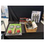Drill Master Angle Grinder, Grinder Brush Kit, Detail Brush Set, and Flap Discs