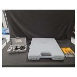 Assorted Tool Lot Featuring Socket Set, Hole Saw Kit, and Titanium Nitride Step Drill Bits