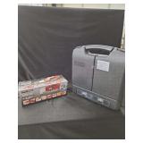 Chicago Electric Oscillating Multifunction Power Tool and Black and Decker Drill Bit Set in Case
