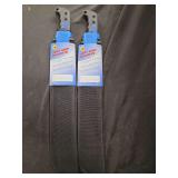 Two 18-Inch Soft Grip Machetes with Nylon Sheaths