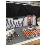 Assorted Plier Sets Including Pittsburgh and Ultrasteel Brands