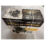 Central Pneumatic 8 Gallon 2 HP 125 PSI Portable Air Compressor